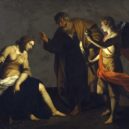 Svatá Agáta - Alessandro Turchi, Saint Agatha Attended by Saint Peter and an Angel in Prison, The Walters Art Museum – wikipedia