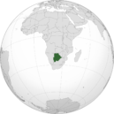 Slon africký - Poloha Botswany