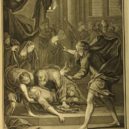 Sv. Pavel - Depiction of Acts 20-9,10 from the Figures de la Bible (1728) – wikimedia.commons –