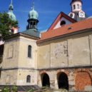 Poutní areál v Chlumu Svaté Maří a Jaroslav Sojka - Chlum sv. Maří