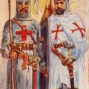 Velmistr templářů Blanquefort - Křižák a templář na portugalském obrázku z roku 1917 – wikipedie