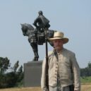 „Stonewall ” Jackson - Living History demonstrator stands near Robinson House site -wikimedia.commons –
