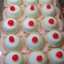 Svatá Agáta - Minne di Sant’Agata, a typical Sicilian sweet shaped as a breast, representing the cut breasts of Saint Agatha – wikipedia