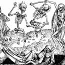 Štrasburský masakr - příchod moru podle Norimberské kroniky