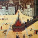 Savanarola - Painting of Savonarola’s execution in the Piazza della Signoria. -wikimedia.common –