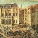 Pandemie hrozí - Před radnicí v Marseille roku 1720. Poslední epidemie moru v Evropě. – wikipedie