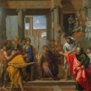 Sv. Pavel - Saint Paul rend aveugle le faux prophete Barjésu – Esquisse (ou réduction) pour le may de Notre-Dame de 1650 -wikimedia.commons -.