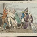 General a hrabě de Coustine a fajáns - Satirical rending of Custine’s execution, in the English press, 1793. – wikimedia.commons
