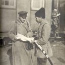 Čapajev - Sergej Zacharov-velitel 1. Nikolajevské divize a Vasilij Čapajev-velitel druhé Nikolajevské divize -wikimedia.commons –