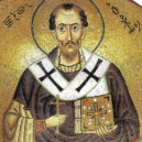 Svatý Jan zlatoústý - Sv. Jan Zlatoústý (mozaika) – Řecko – –