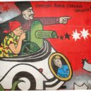 Čapajev - Tačanka (ozbrojená bryčka) – Velitel Čapajev a kulometčice Anka – Střílej Anka, zachraň naše – graffiti, 2008 – wikimedia-commons –