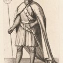 Velmistr templářů Blanquefort - Velmistr či vysoký hodnostář řádu s holí abakus od Václava Hollara (16071677) – wikipedie
