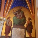 Svatý Jan zlatoústý - Wandbild des Heiligen Chrysostomos in der Kapelle des Schweriner Schloss – –