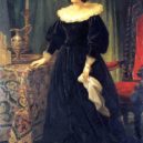 Lola Montanez - Wilhelm von Kaulbach – Lola montéz v historickém kostýmu (1847) – –