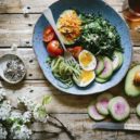 Mango a avokádo - avokado salat