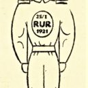 Čapci, R.U.R. a Stará Huť - 6_Karel Čapek jako autor RUR v karikatuře od jeho bratra Josefa Čapka_foto archiv Památníku Karla Čapka_repro zdarma