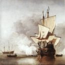 Admirál John Benbow - Cannon_shot_by_Velde