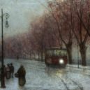 Zádumčivý malíř Jakub Schikaneder - German – Ufer mit Strassenbahn -wikimedia.common –
