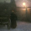 Zádumčivý malíř Jakub Schikaneder - Jakub Schikaneder – Snow (Twilight in Winter) – –