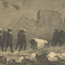 Polárník Ota Kříž - pohřeb, plachetnice, polárníci, Rakousko-Uhersko, Arktida Johann_Orasch_Temetés_1875-2