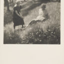 Krajina dětství sourozenců Sudkových - Josef Sudek_Bez nazvu (Bozena a Julca)