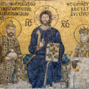 Hagia Sofia - Mozaika Krista a císaře
