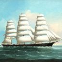 John Deighton - Deighton 2 – Portrait_of_an_American_Clipper_Ship loď plachetnice clipper klipr