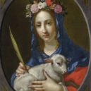 Sv. Luisa de Marillac - svatá, světice Saint_Agnes_by_Cesare_Dandini