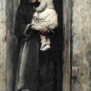 Zádumčivý malíř Jakub Schikaneder - Stařena s dítětem – wikimedia.commons –