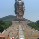 Obří sochy - Velký Buddha Ling Shan-provincie Ťiang su