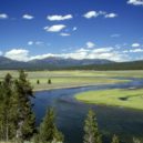 Sopky na Islandu - laki 3 Yellowstone_River_in_Hayden_Valley sopka výbuch erupce katastrofa USA