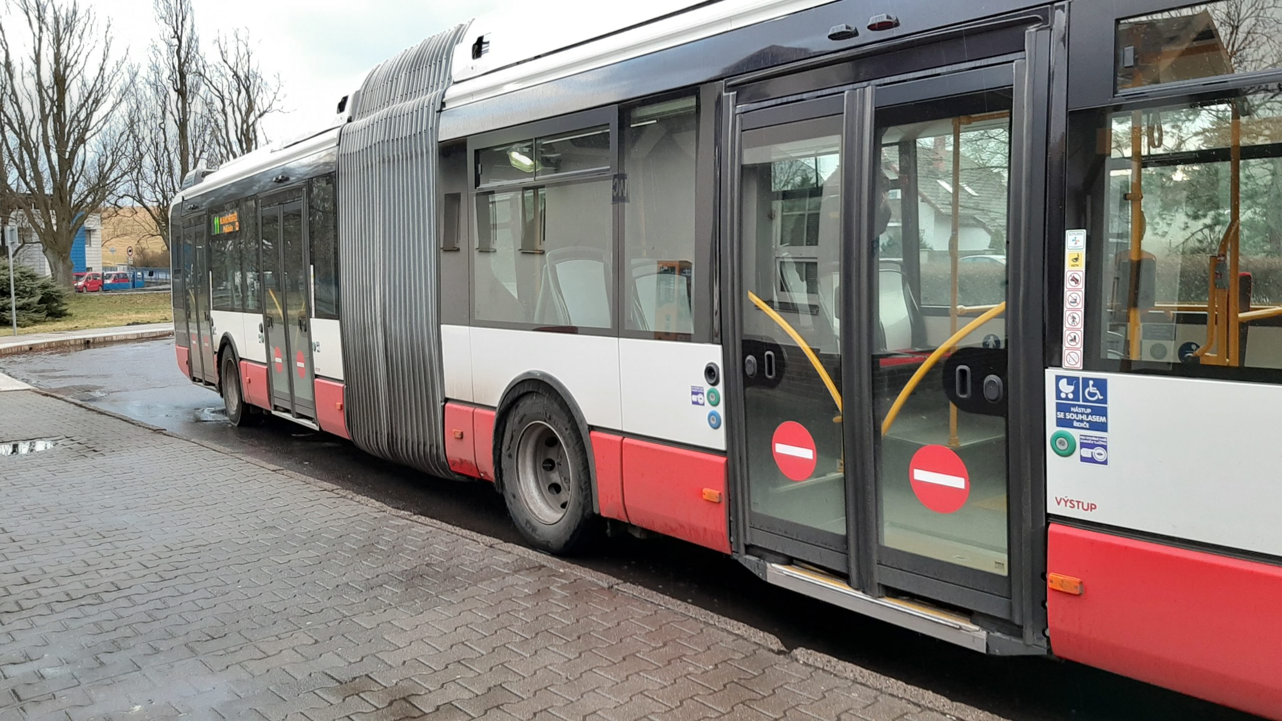Autobus dopravního podniku Ústí, archivní fotografie