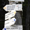 Ze Špičáku kolem ledovcových jezer - rozcestnik spicak