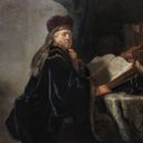 Rembrandt – život a umění - 6a Rembrandt,-Učenec-ve-studovně,-1634,-NGP