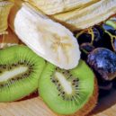 Důležitá vláknina - banan kiwi vino