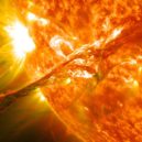 Sluneční skvrny - slunce erupce