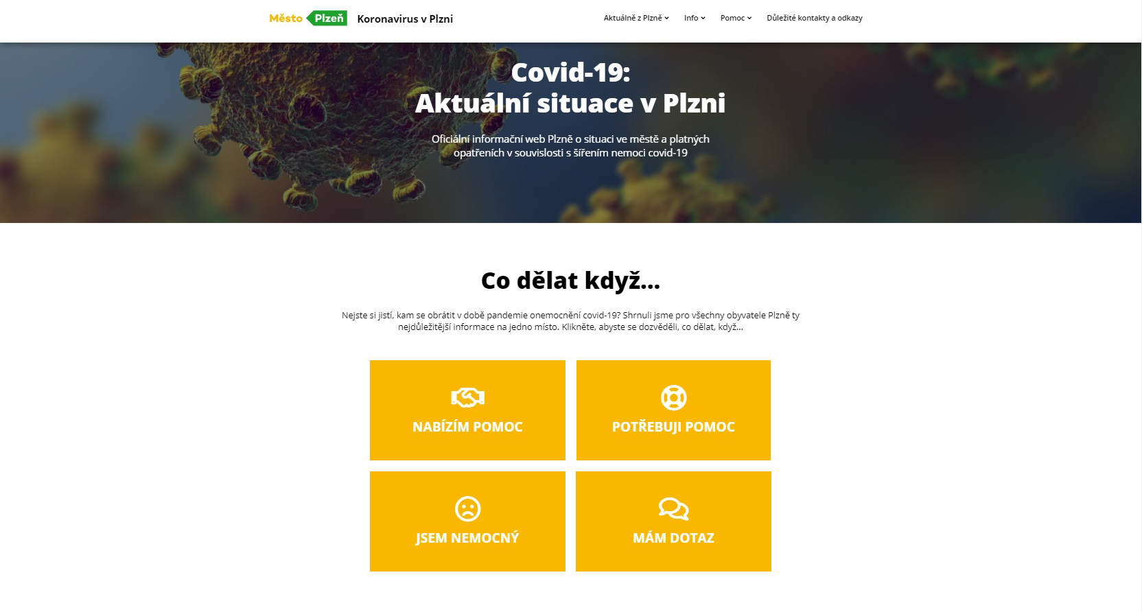 informační web