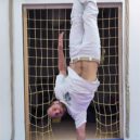 Capoeira a David Březovský - FOTO SEVER OTVIRAK První sníh uviděl Brazilec v Odoleně Vodě. Přijel předvést umění na lekci capoeiry – foto archiv Davida Březovského 7