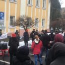 Demonstrace Varnsdorf - 12 Ve Varnsdorfu demonstrovali na podporu vystěhovaných rodin, archiv autora