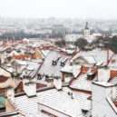 Sníh Praze sluší - sníh praha zima město