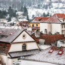 Sníh Praze sluší - sníh praha zima město