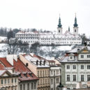 Sníh Praze sluší - sníh praha zima město
