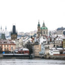 Sníh Praze sluší - sníh praha zima město