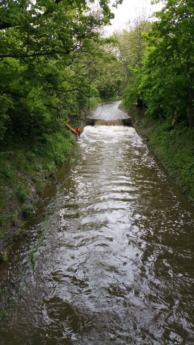 rozvodněný Botič