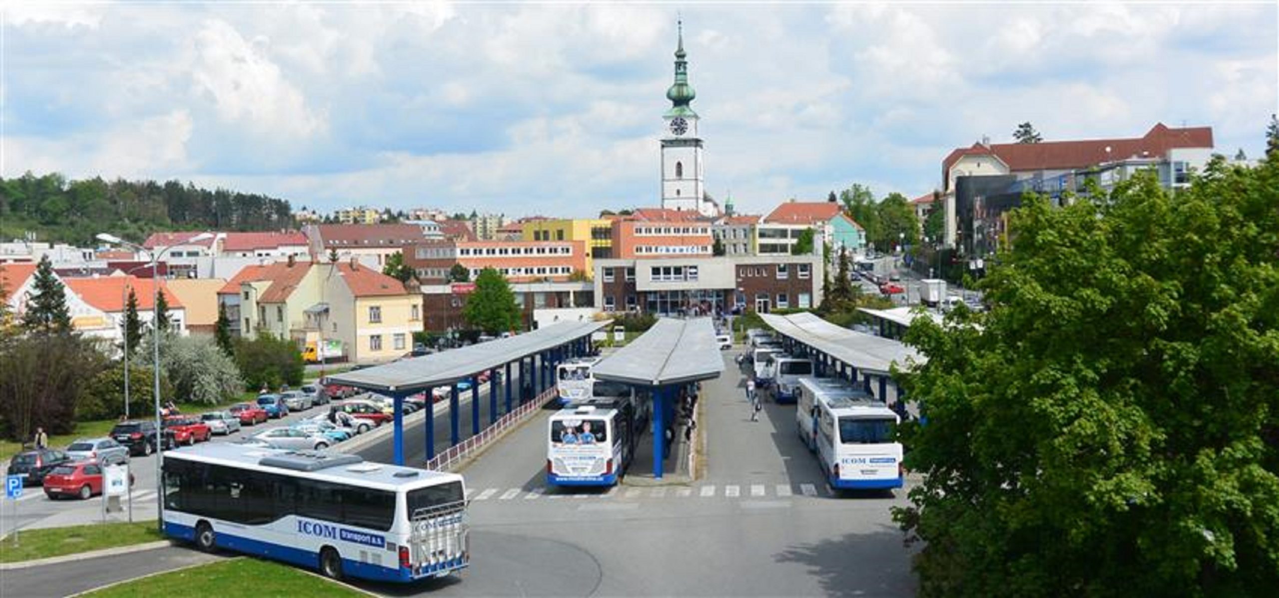 Autobusové nádraží v Třebíči