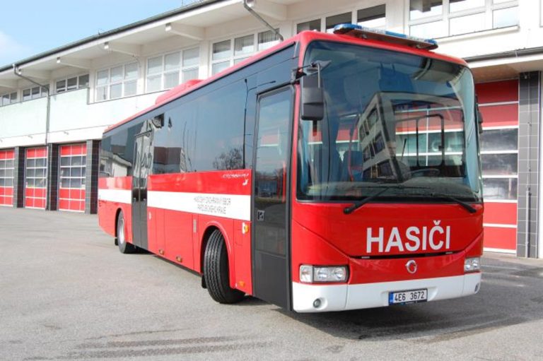 Hasičský evakuační autobus