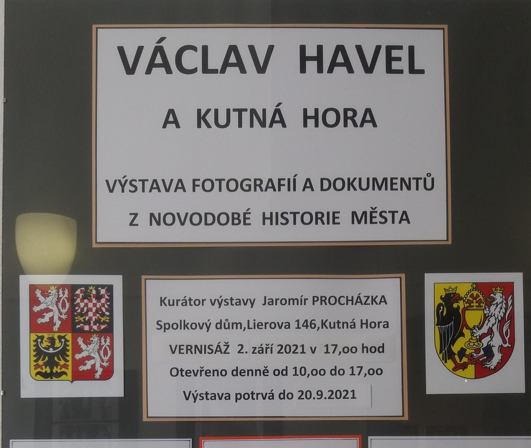 Výstava Václav Havel a Kutná Hora