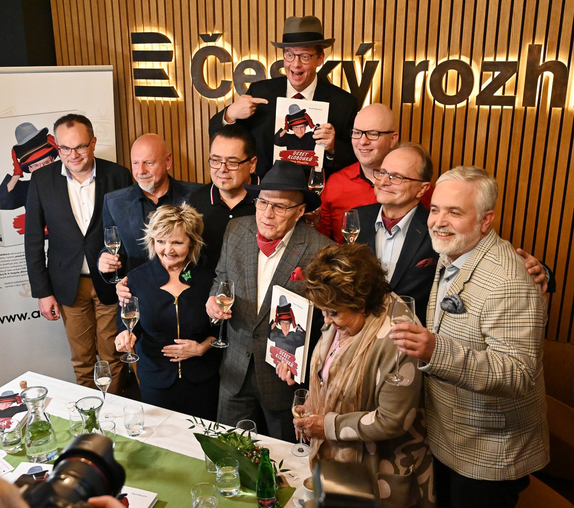 Křest knihy Deset klobouků Jana Přeučila